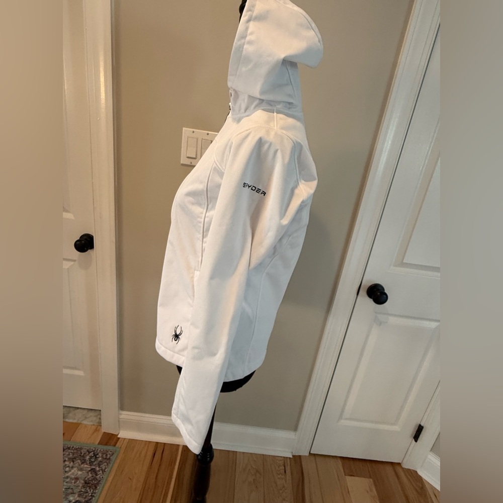 Spyder Hooded full zip medium weight coat NEW WITH TAGS size small - Picture 4 of 6